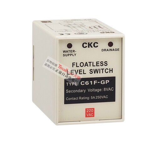 正品松菱CKC水位开关控制器C61F-GP液位继电器AC220V-24VDC-380V - 图1