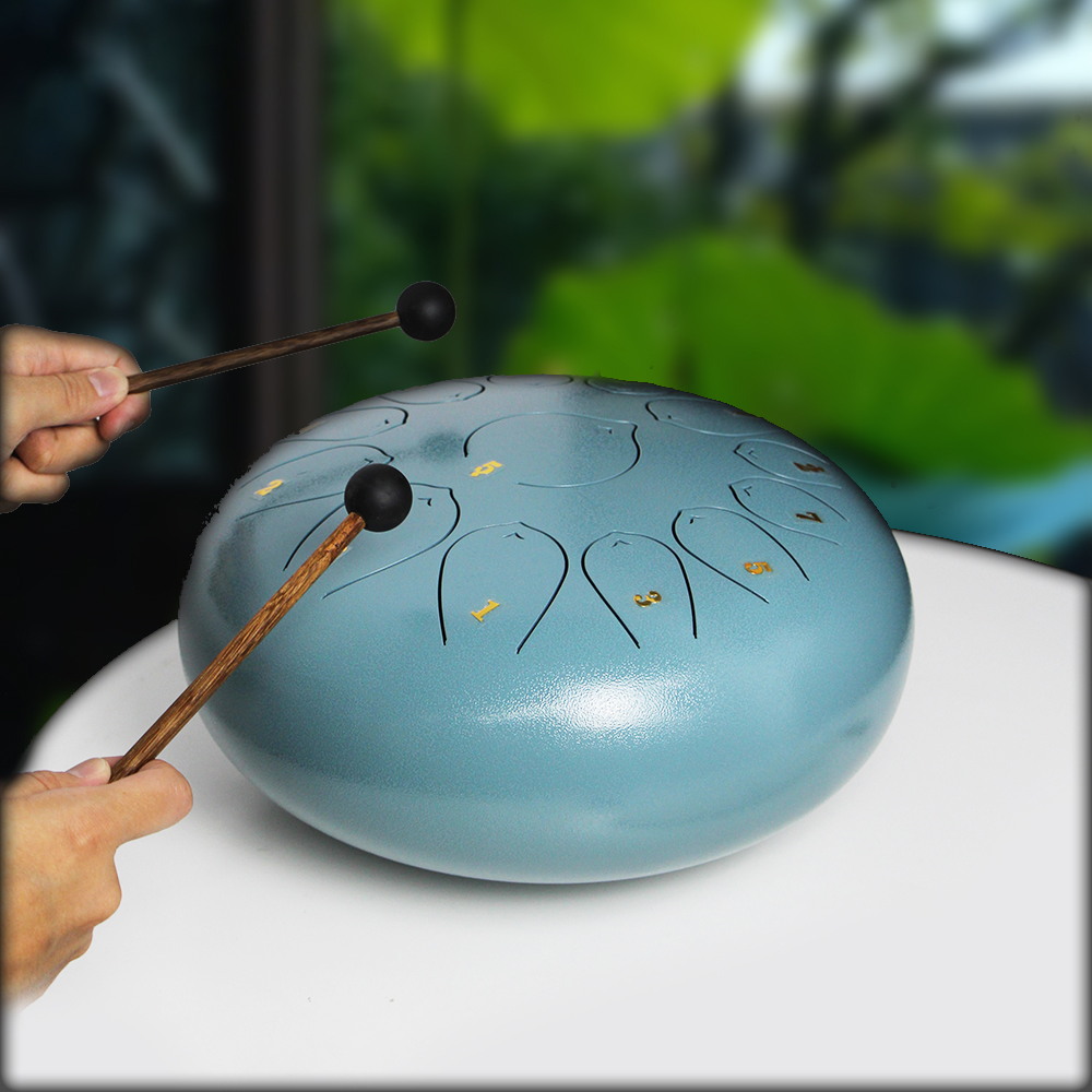 智乐空灵鼓官方品牌13音初学者专业级色空鼓鲁儒手碟鼓简单易儿童 - 图2