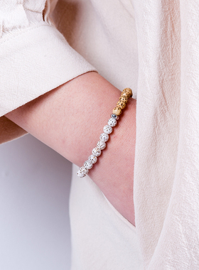 言午原创小巧星月菩提手链双色