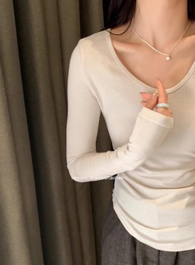 韩国进口淡水珍珠纯银锁骨链项链