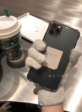 HEYONI手套女冬季圣诞ins冬天韩代保暖防寒本命简约男女分指针织