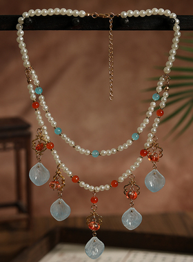 汉服璎珞项链女双层软璎珞