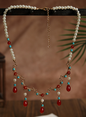 新中式古风汉服项链女