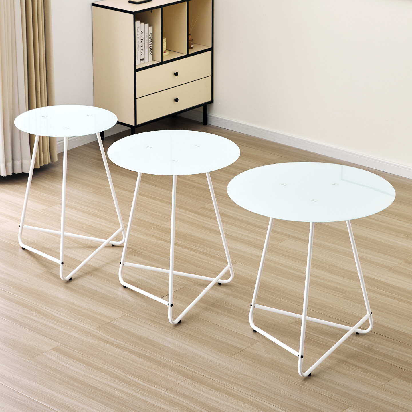 玻璃圆桌钢化玻璃桌家用玻璃餐桌阳台桌子洽谈桌椅组合玻璃小圆桌,淘宝优惠券,粉丝福利购,淘宝优惠卷