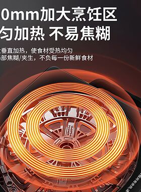 万利达3500W电陶炉移动小灶台智能定时触控旋钮双控11档火力可调