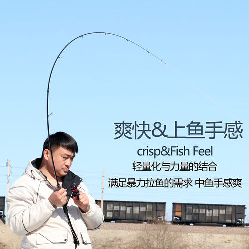 ml调新款远投路亚竿套装全套正品海竿抛竿直柄泛用专用裸杆钓鱼竿 - 图3