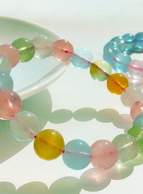 情侣小清新水晶手链欧美ins风女