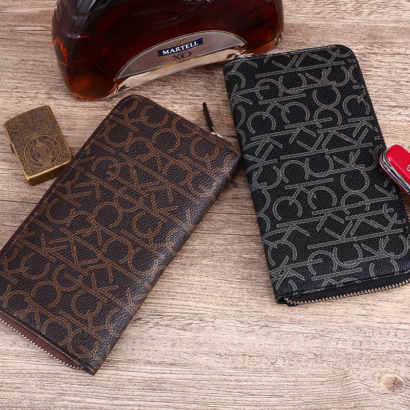 美国calvin klein男士中长款手拿包 美国购物网海外钱包