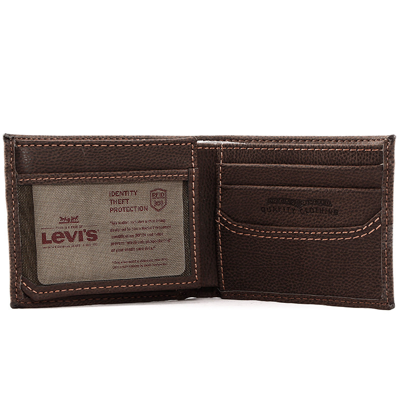 美国levis短款两折男生青年零钱包 美国购物网海外钱包