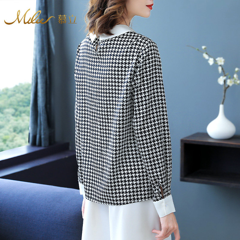 mulee /慕立2020新款桑蚕丝秋衬衫 慕立衬衫