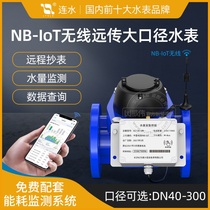Far Spread Intelligent Large Aperture Water Meter NB Wireless Remote Meter Reading Screw Wing Type Industrial Flange Water Meter Remote Water Meter