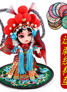 娟人京剧风脸谱特色送老外摆件