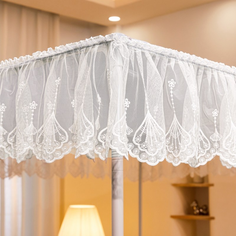 蕾丝刺绣蚊帐专用防尘顶单件家用防灰尘罩遮光挡风顶布可折洗单配,淘宝优惠券,粉丝福利购,淘宝优惠卷