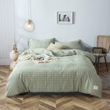 Хлопковый комплект, хлопковая простыня, пододеяльник, японское покрывало, 4 предмета