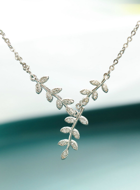 日韩百搭S925纯银吊坠女款项链