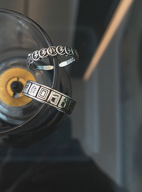 小张的故事钱多多麻将戒指环男女