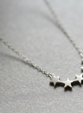 简约气质百搭S925女五角星吊坠