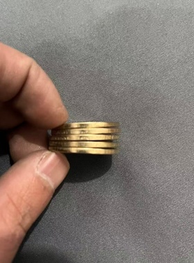 28mm加厚黄铜大五帝铜钱汉五铢秦半两开元宋元明永乐通宝古玩收藏