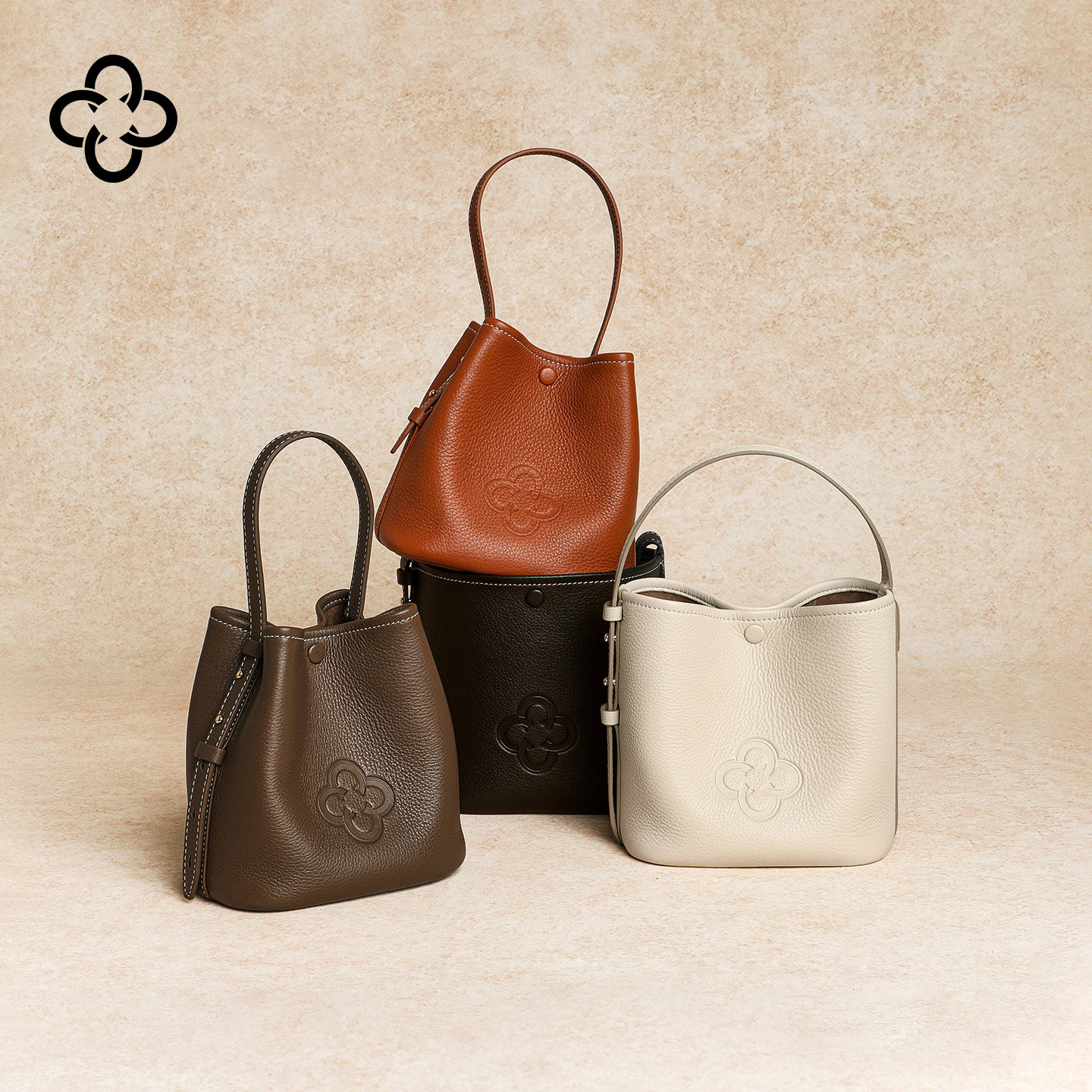 Vogue推荐 意大利真鹿皮卡思乐女包手提菜篮子高级感通勤小水桶包,淘宝优惠券,粉丝福利购,淘宝优惠卷