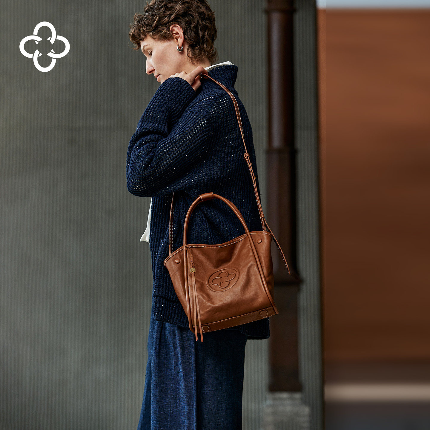 CASSILE卡思乐女包植鞣牛皮手提菜篮子2026新款流苏单肩斜挎包,淘宝优惠券,粉丝福利购,淘宝优惠卷