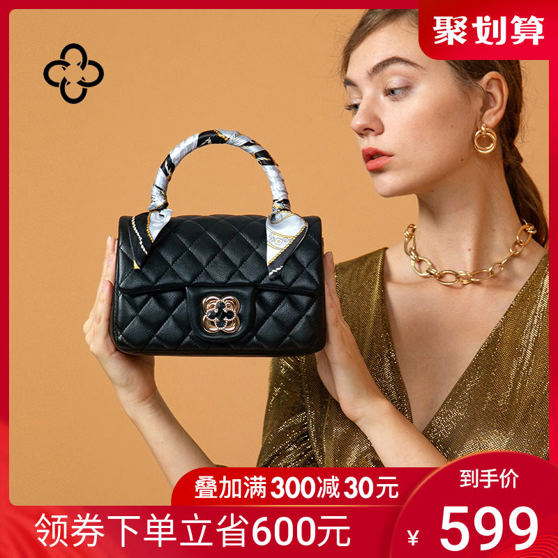 cassile卡思乐2020新款牛皮单肩包 cassile卡思乐女士包袋
