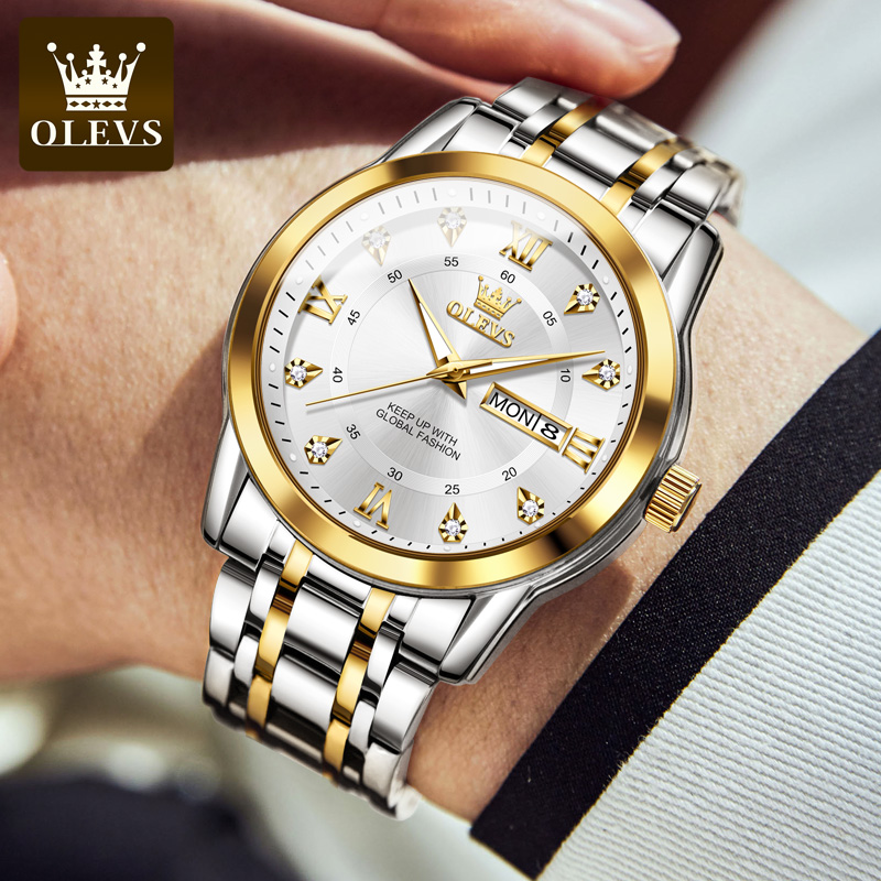 瑞士男款正品男士手表机械表全自动运动防水石英表中学生名表十大 - 图1