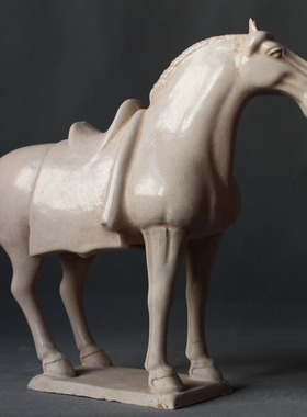 唐三彩工艺旺财收藏做旧陶瓷马