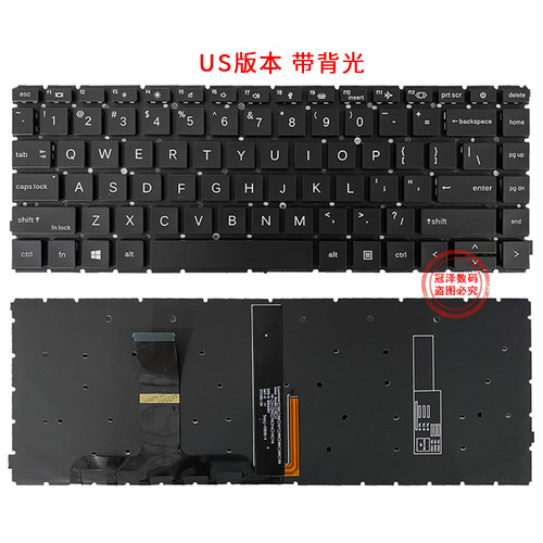 440 G8 445R G8 440 G9 HSN-Q27C Q31C键盘ZHAN战66 PRO A 14 G4/G5 440/445/455R G9冠泽适用于HP惠普 - 图3