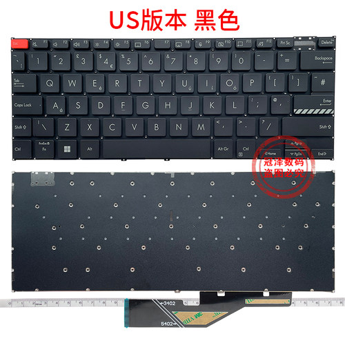 适用于ASUS华硕无畏Pro14 M3402 X3402 K3402 K3402Z K3402ZA键盘VivoBook S14 OLED无双 14寸本2022款 - 图0