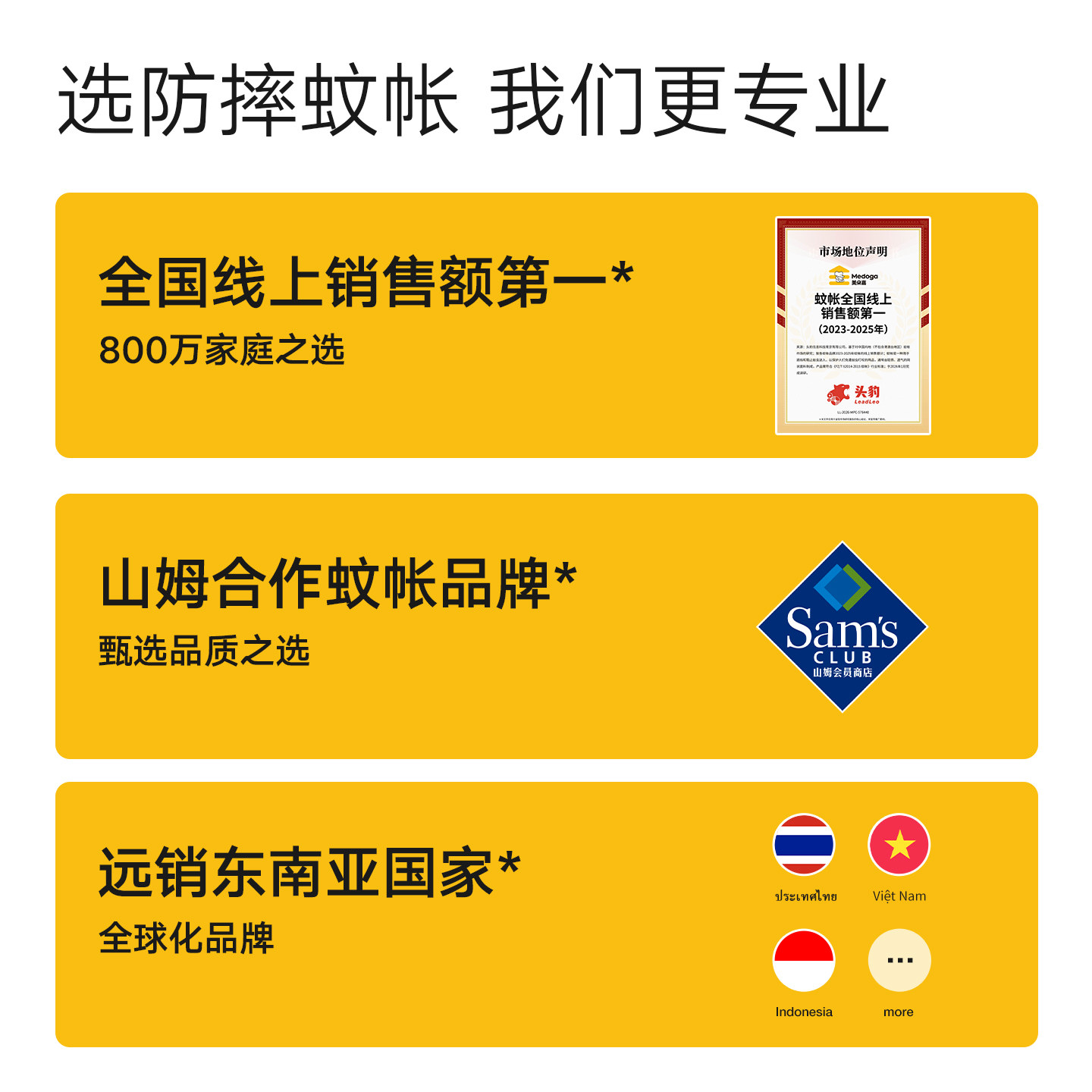 美朵嘉防摔蚊帐婴儿2026新款螺纹三通家用卧室防掉全底床单全罩式