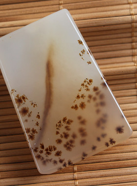 水草玛瑙海洋玉髓可做毛衣链吊坠