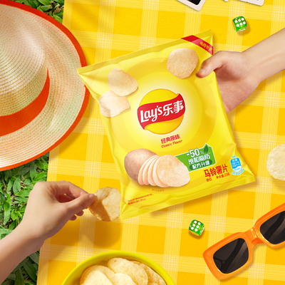 乐事薯片零食大礼包548g