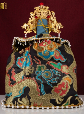 龙五爷刺绣神袍佛像佛斗篷龙袍