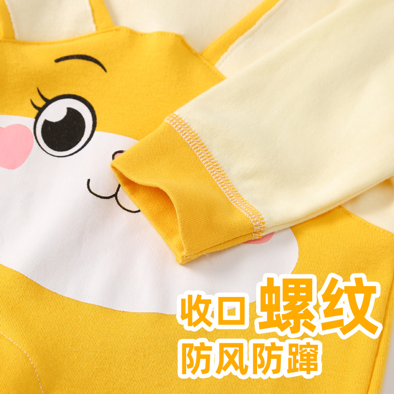 0-18月婴儿衣服秋冬春秋季满月宝宝男女连体衣公主外出新生儿秋装 - 图1