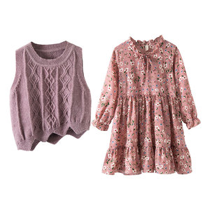 秋季加厚女童连衣裙