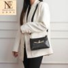 Genuine leather textured bag for women 2025 new fashion women small square bag versatile mobile phone coin wallet large capacity single shoulder