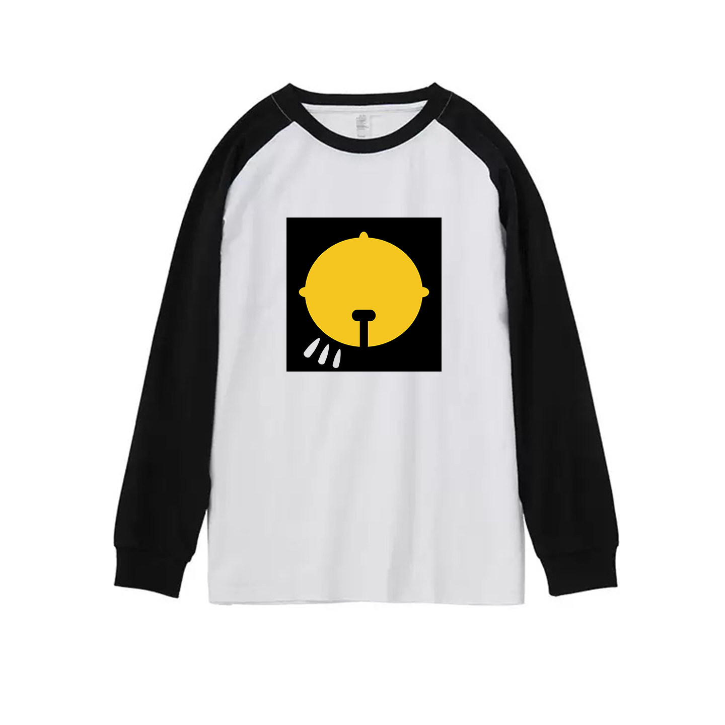 日系动漫电锯人蕾塞同款黑白插肩长袖t恤男女秋纯棉二次元cos衣服,淘宝优惠券,粉丝福利购,淘宝优惠卷