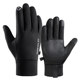 Men's warm winter cycling gloves with touch screen