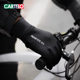 Men's warm winter cycling gloves with touch screen