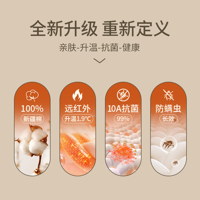 浪莎男士保暖裤秋裤男款纯棉毛裤秋冬季加绒加厚护膝全棉线裤衬裤