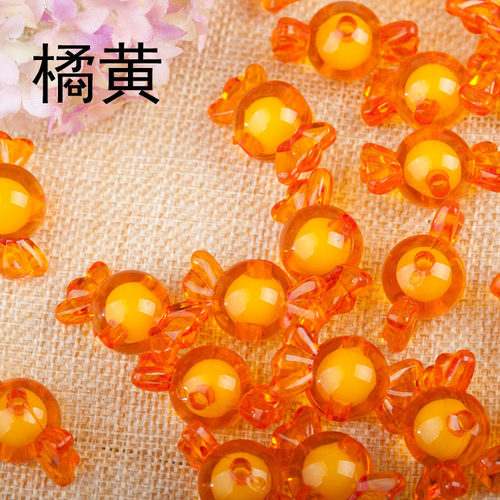 28mm*16mm糖果珠中珠串珠散珠手工diy手链珠子绳手串彩色穿珠饰品 - 图3