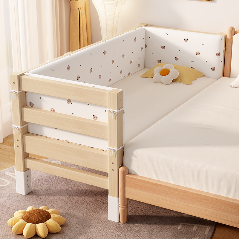 拼接床加宽大床边神器大人可睡宝宝床儿童男女孩可调节婴儿拼接床