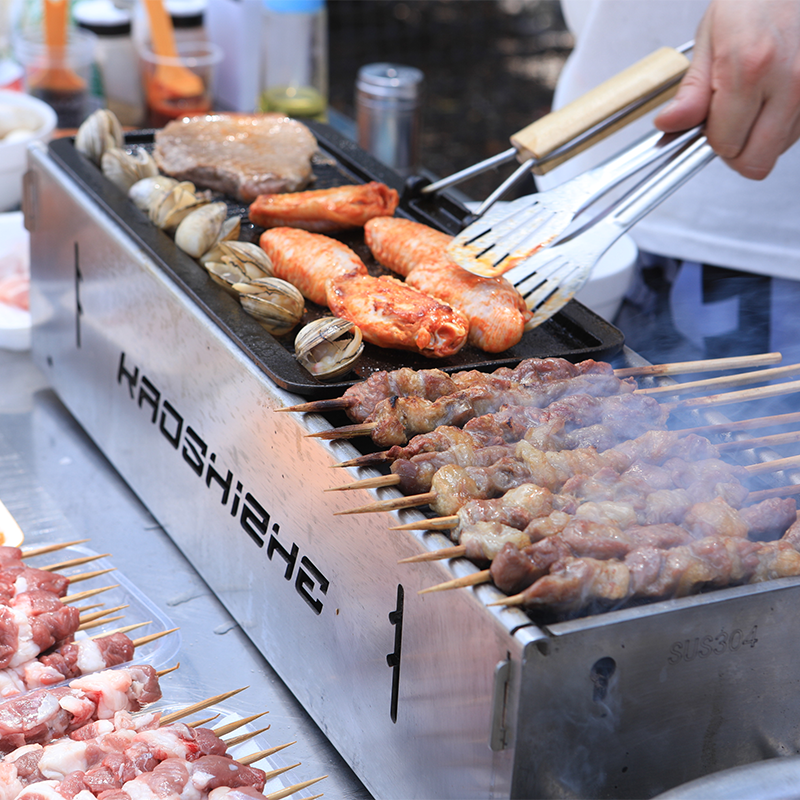 烤盘加厚铸铁烤肉盘户外无涂层炭烤盘韩式不粘煎肉盘电磁炉铁板烧,淘宝优惠券,粉丝福利购,淘宝优惠卷