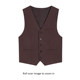 Thin woolen Korean style slim fit business casual new vest