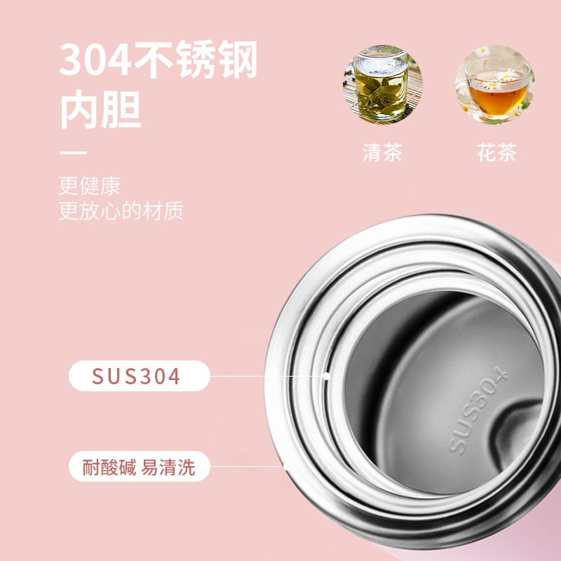 猫咪数显温度提醒喝水蓝牙智能304不锈钢320ml 2小时有手柄保温杯 - 图2