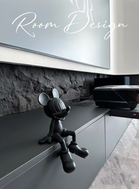 【高级黑】意式轻奢米奇摆件