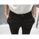 Casual pants for men 2025 summer new Korean style small feet pants simple solid color slim trousers stretch trousers men's fashion
