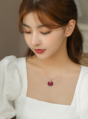 清冷项链锁骨链颈链生日表白项链