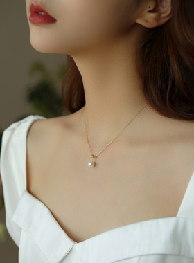 项链锁骨链设计感不褪色高级感
