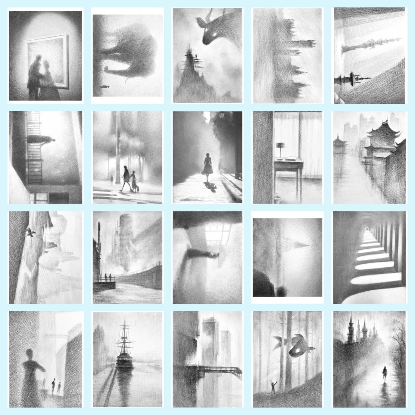 加厚素描临摹卡小学生儿童新手入门教程高清虚实光影练习册含步骤,淘宝优惠券,粉丝福利购,淘宝优惠卷